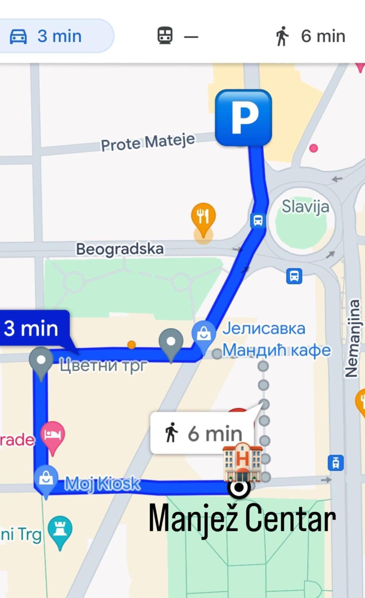 Manjez Centar Hotell Beograd Eksteriør bilde